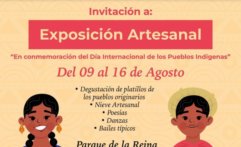 Invita Gobierno de Abelina López Rodríguez a la Exposición Artesanal