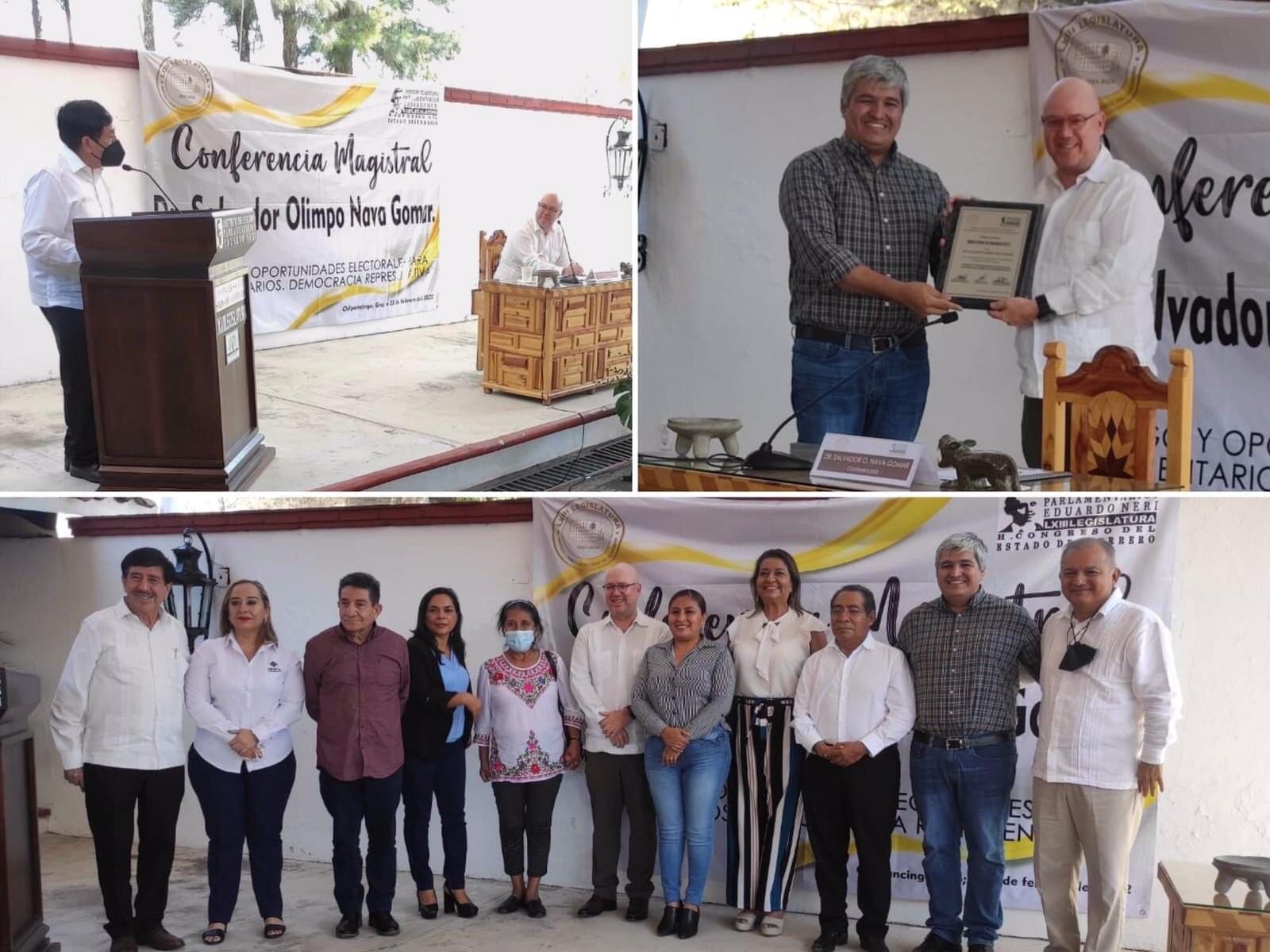 Imparten conferencias sobre atribuciones y control parlamentario en el Instituto de Estudios “Eduardo Neri”