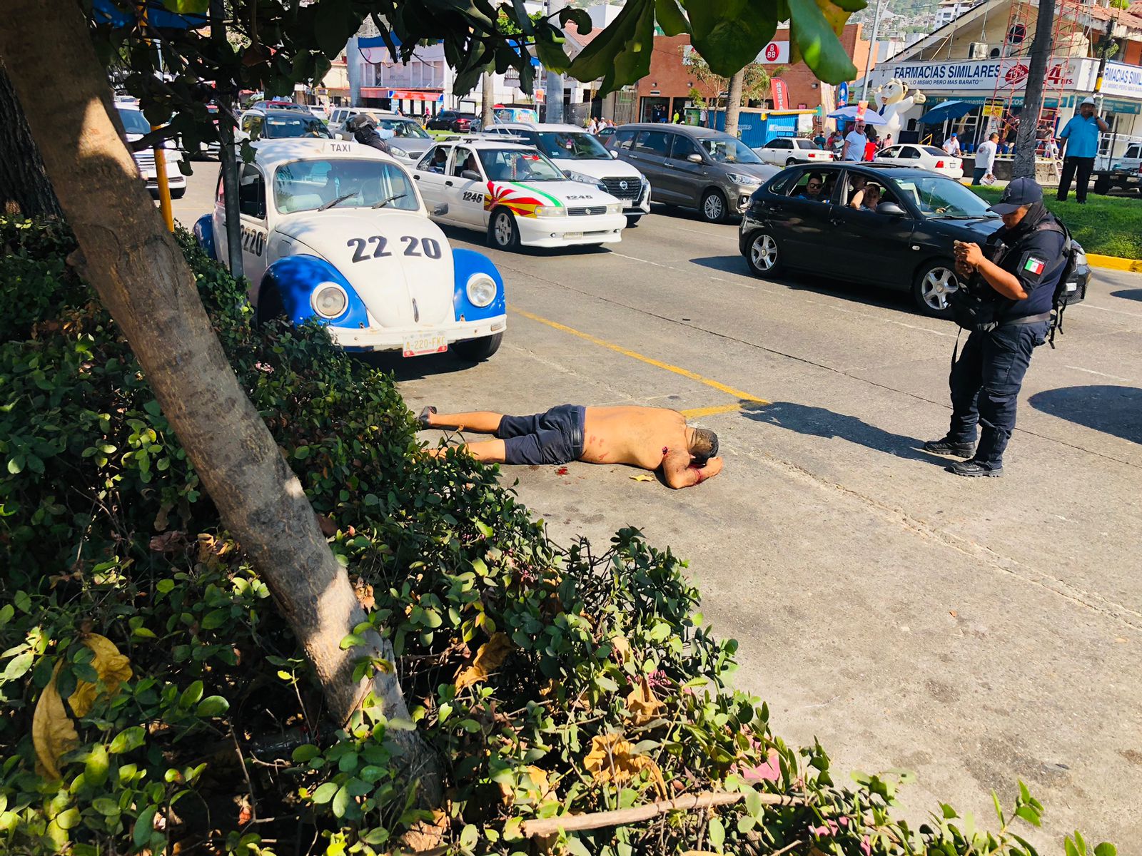 Matan a un hombre en la avenida Costera de Acapulco