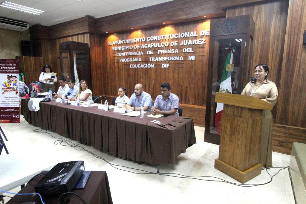 Presenta DIF Acapulco programa «Transforma Mi Educación»