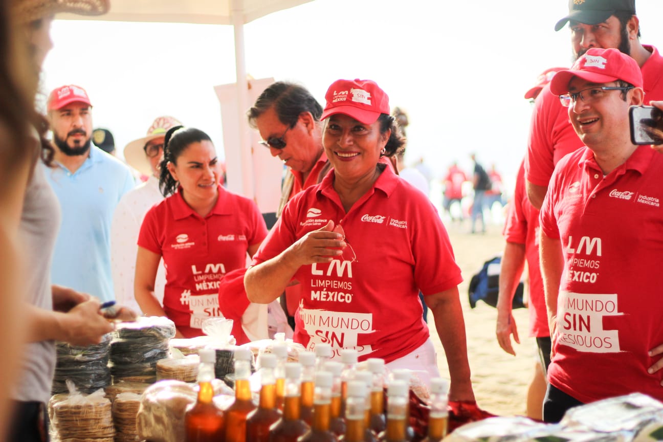 Participa Abelina López en jornada “Limpiemos México, Un mundo sin residuos”