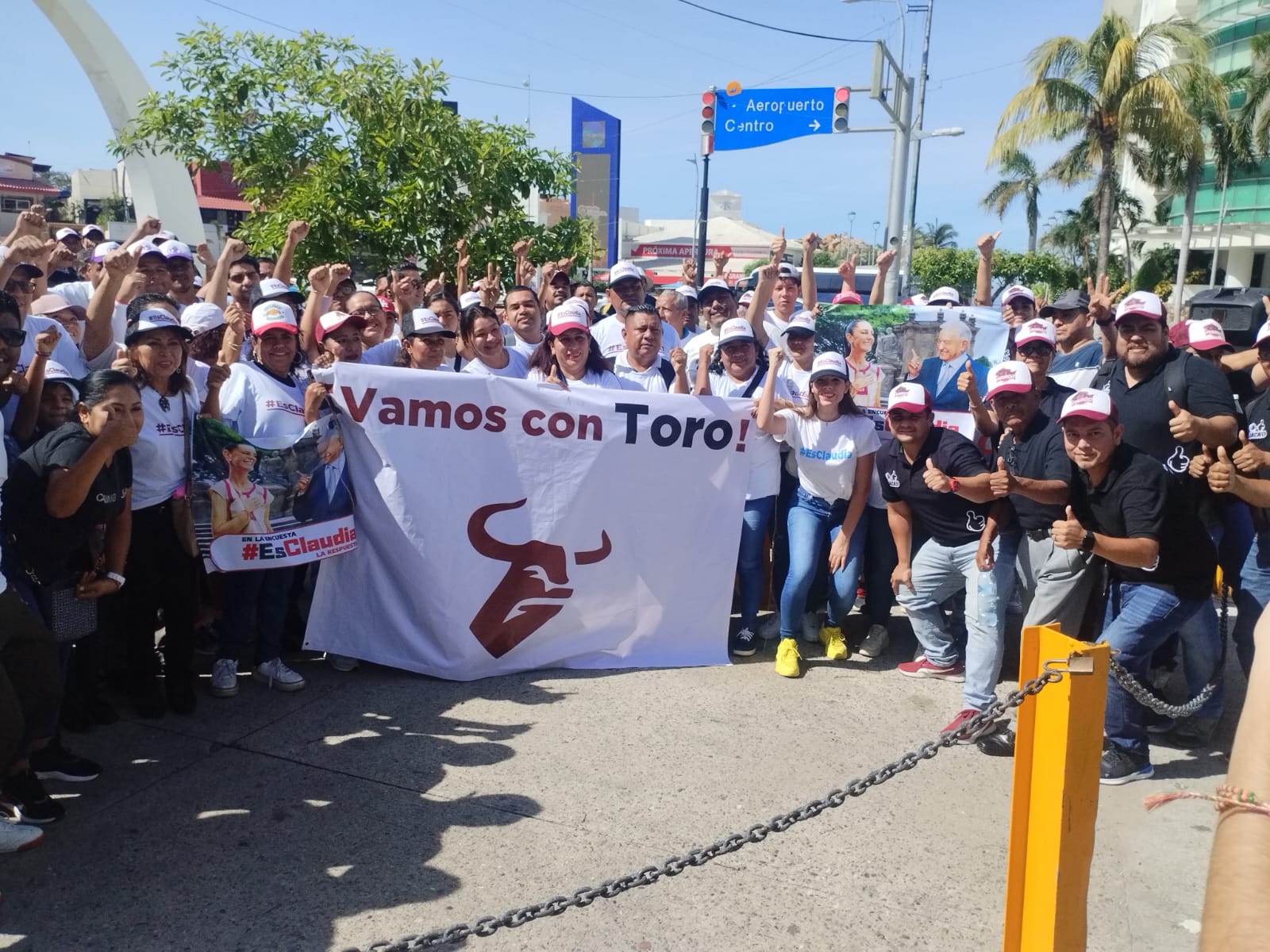 Encabezan Jacko Badillo y Estrella de la Paz brigada de apoyo a Claudia Sheinbaum