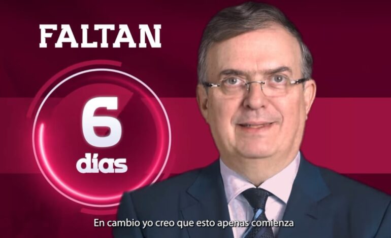 ¿O nos quedamos aquí, o vamos por más? ¿O Claudia o yo?, dice Marcelo Ebrard