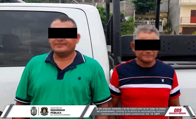 Detienen a dos hombres armados en Ometepec, Guerrero