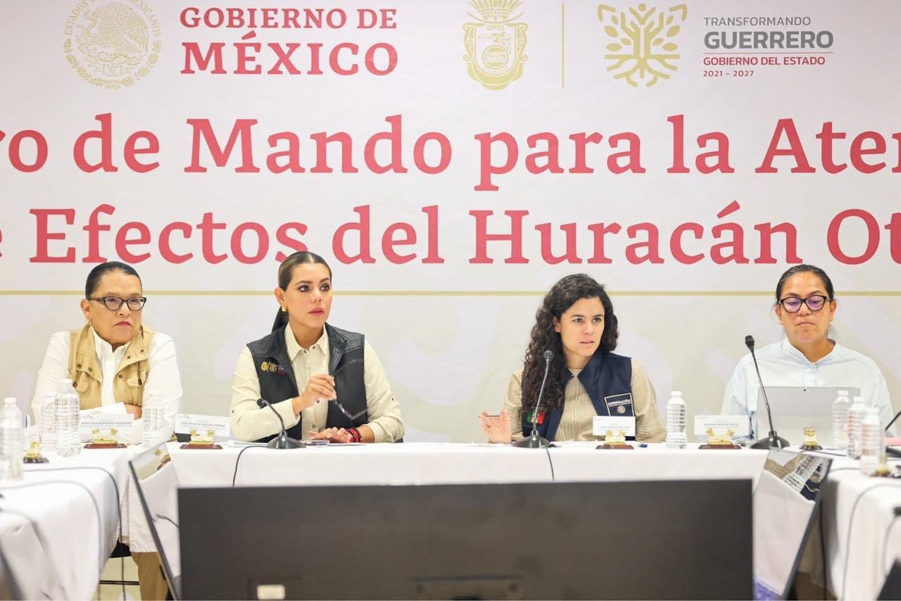 Se reúnen Evelyn Salgado y la titular de la Secretaría de Gobernación, Luisa María Alcalde para dar seguimiento a la recolección de residuos sólidos