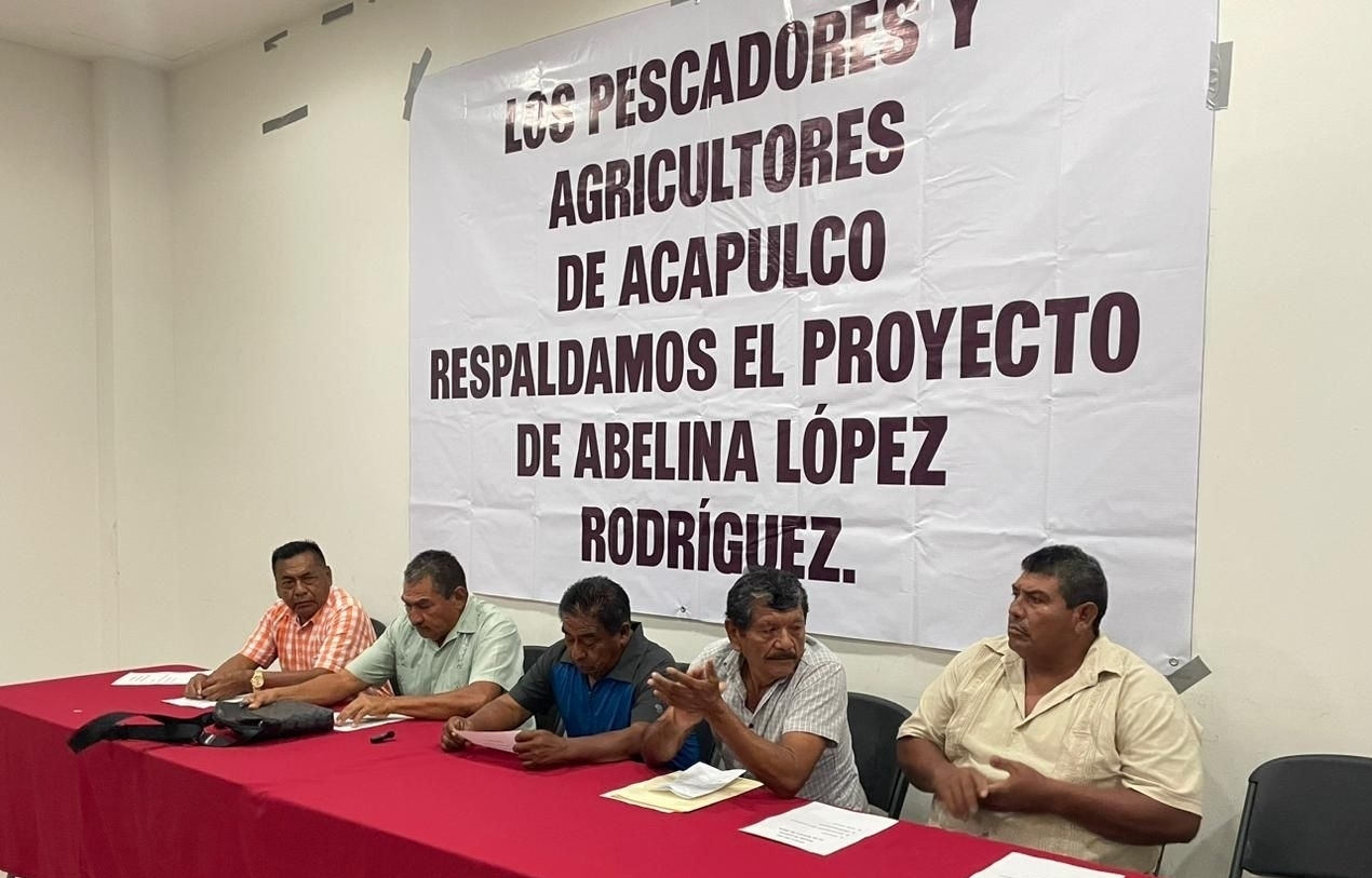 Apoyan pescadores y agricultores de la Laguna de Tres Palos a Abelina López Rodríguez para continuidad en Acapulco