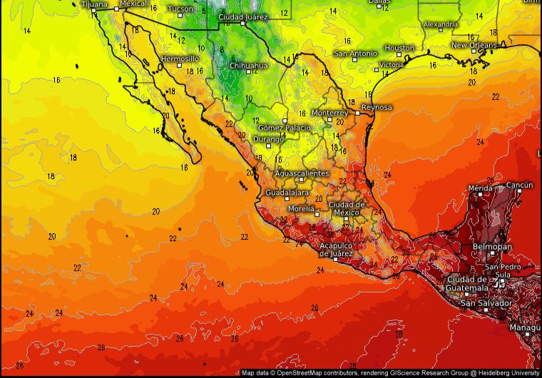 Se pronostica ambiente caluroso y altas temperaturas en gran parte del estado