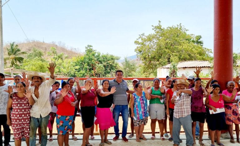 Comunidades de Coyuca, unidas al proyecto de transformación de Marco Tulio Sánchez