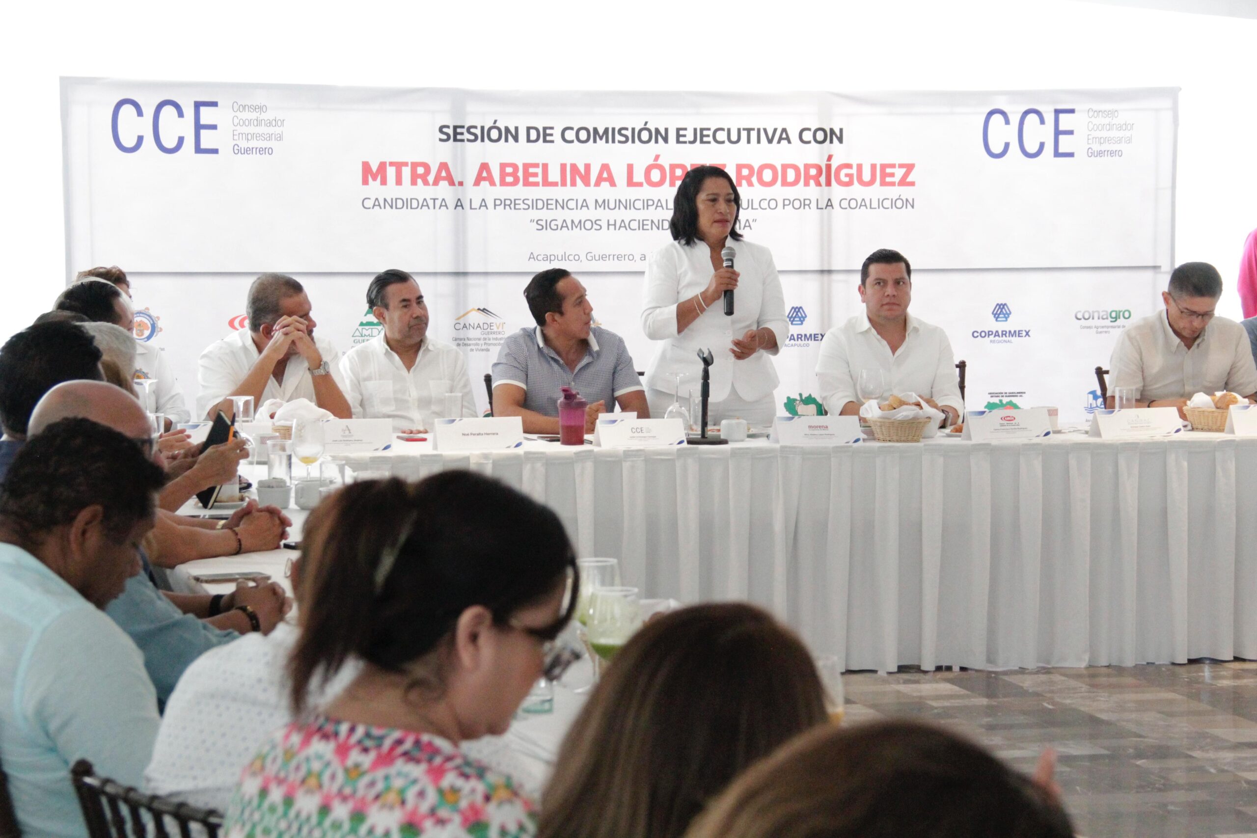 Respalda CCE candidatura de Abelina por su trabajo en Acapulco y proyectos de continuidad