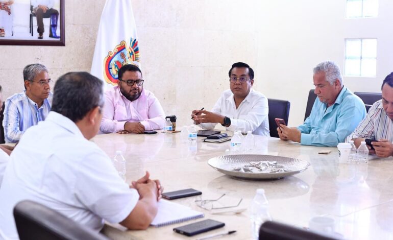 Gobierno de Evelyn Salgado establece coordinación y atención inmediata con cámaras empresariales y sector productivo para fortalecer la seguridad en Acapulco