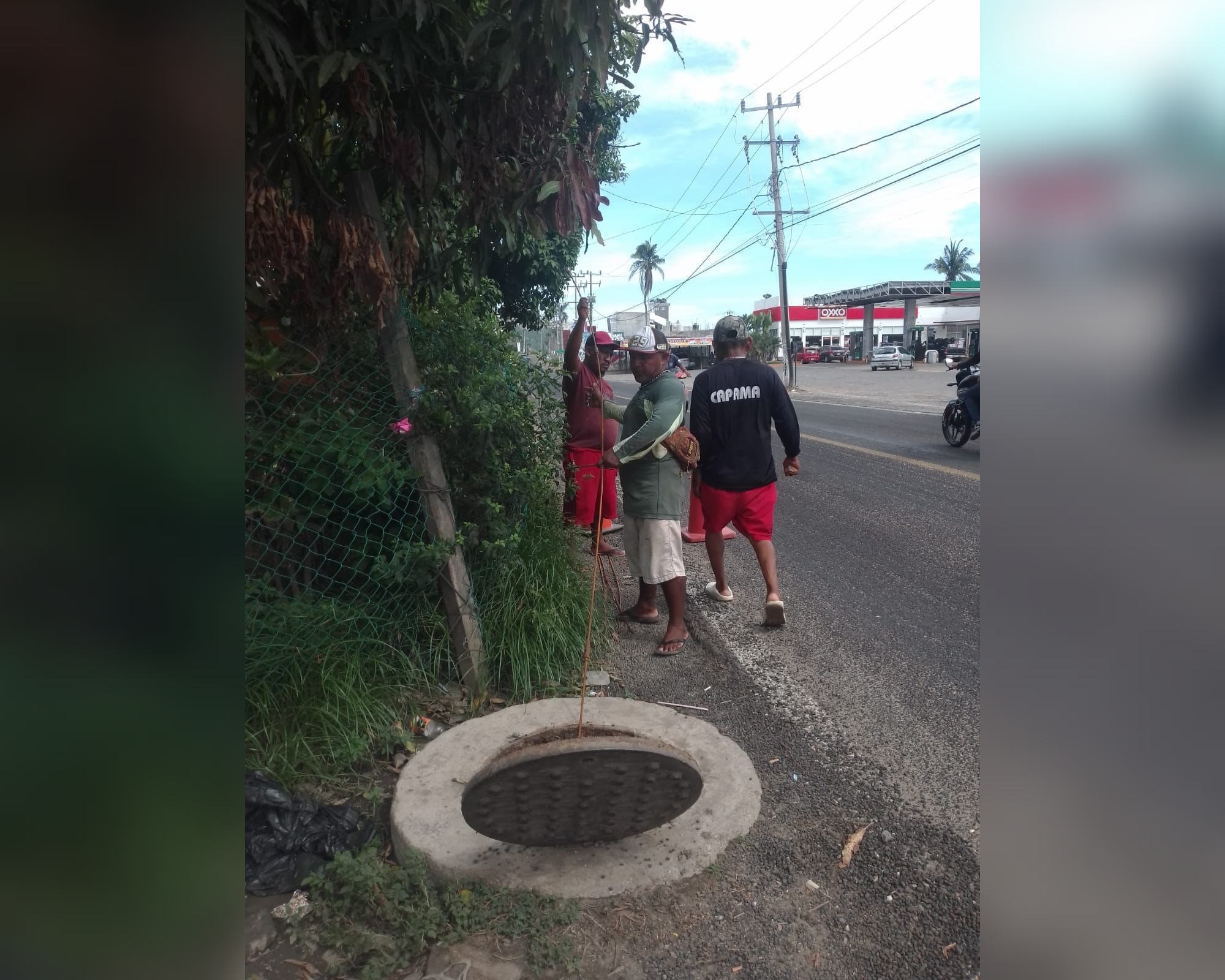 Mantiene Gobierno de Abelina brigada de desazolves y colocación de brocales