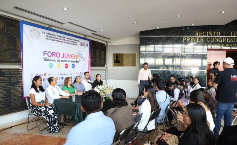 Desarrolla el Congreso el foro juvenil «Hablemos de nuestros derechos»