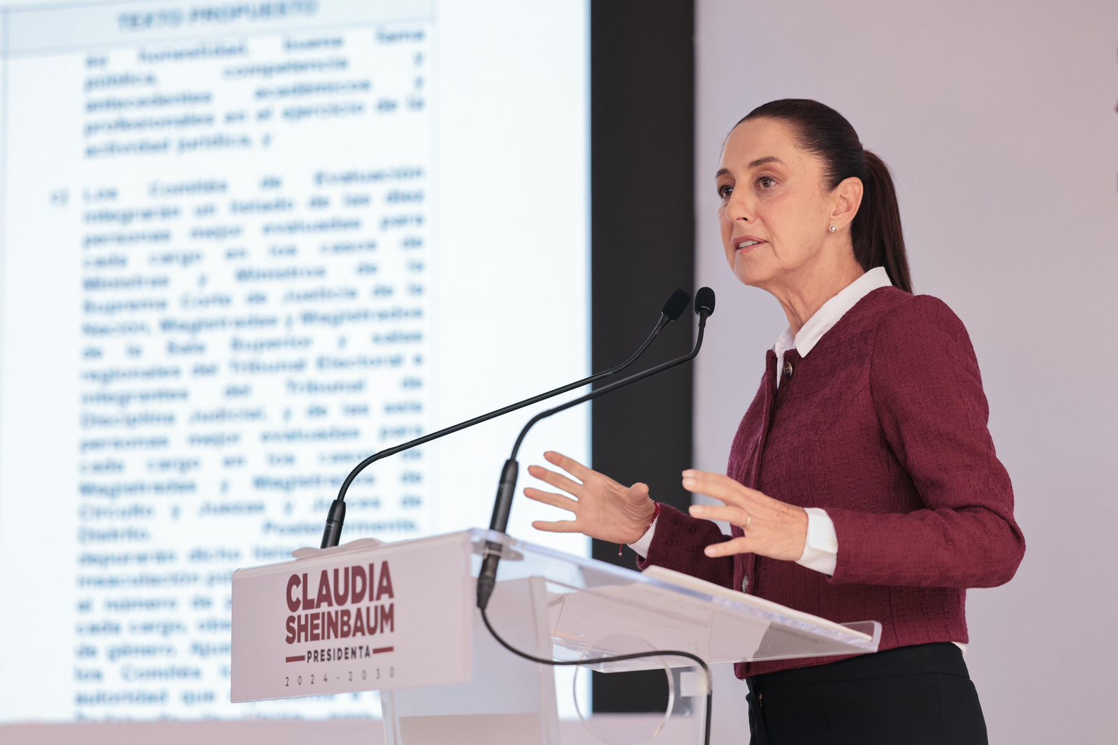 Reconoce Claudia Sheinbaum al Tribunal Electoral al refrendar la mayoría calificada de Morena en la Cámara de Diputados: «Cumplieron con la ley»