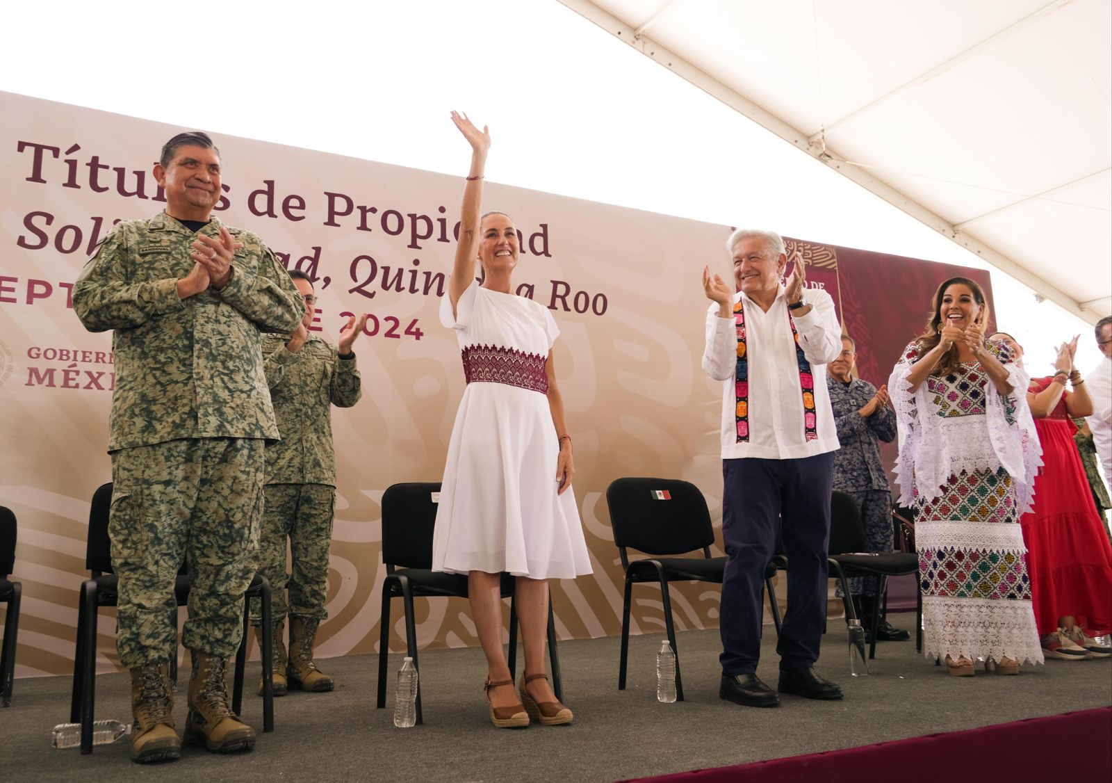 «Somos testigos de que la prosperidad está llegando al pueblo de Quintana Roo»: Claudia Sheinbaum