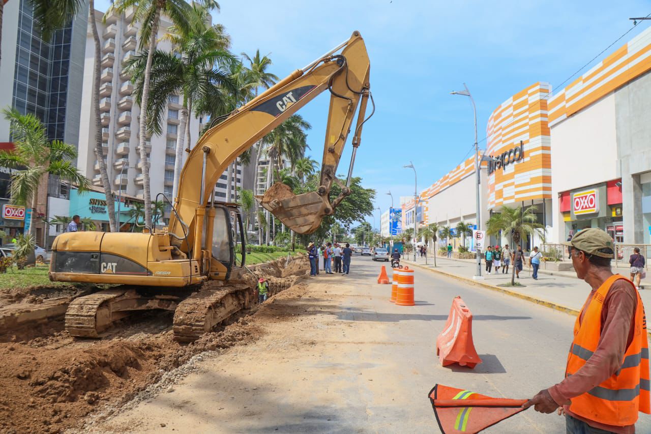 Gobierno de Guerrero busca concluir obra hidrosanitaria en la Costera antes del 30 de noviembre