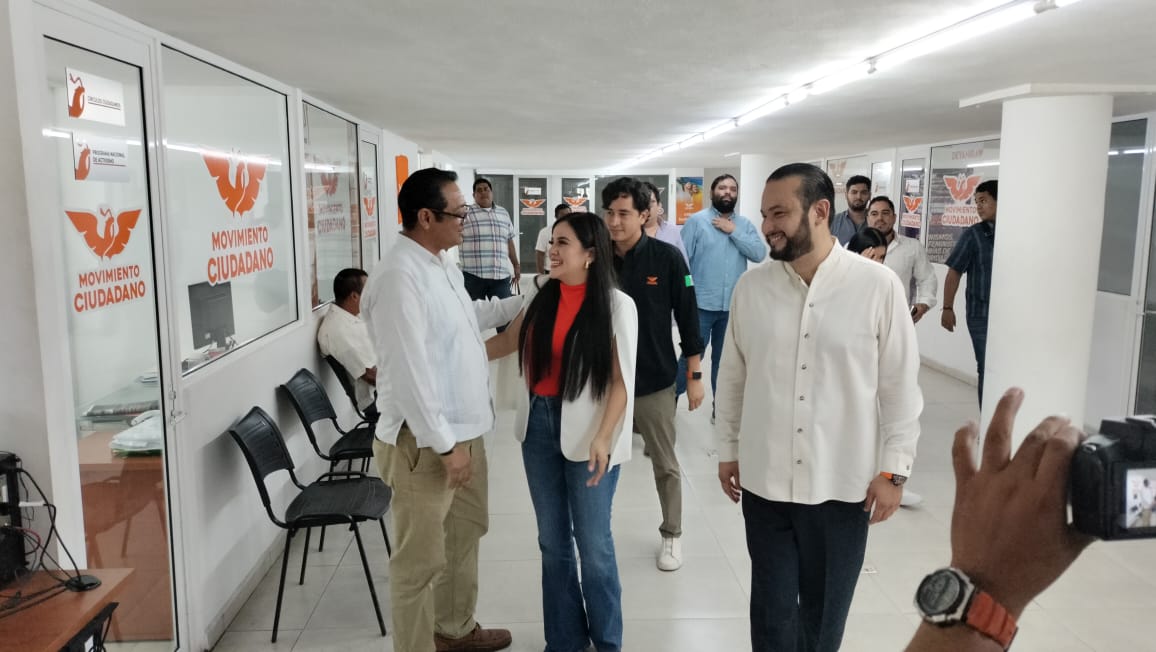 Recibe Gabriela Bernal instalaciones de Movimiento Ciudadano