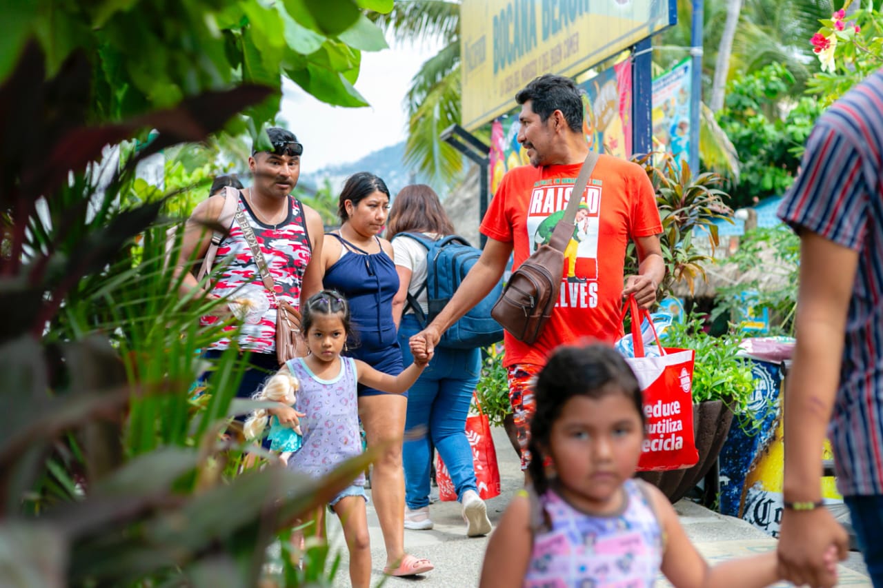 Guerrero y sus destinos turísticos en la preferencia de paseantes, se reporta una ocupación del 71.9 por ciento en hospedería