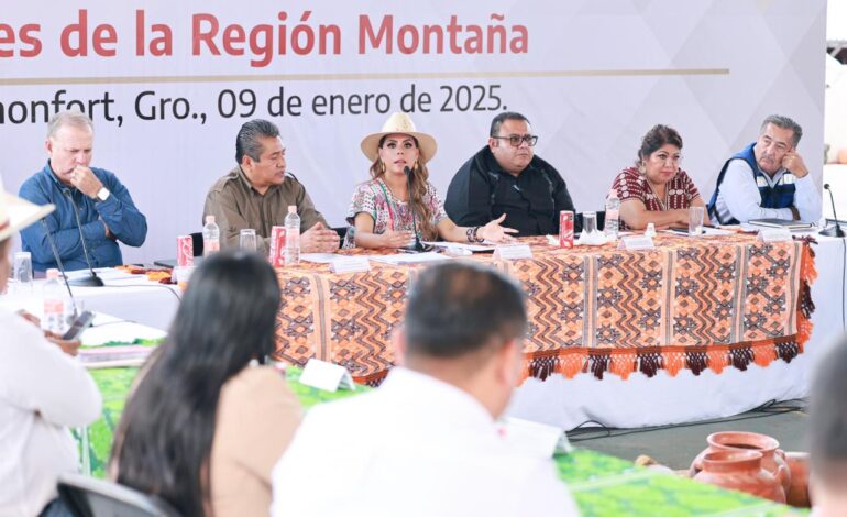 Evelyn Salgado anuncia obras por más de 300 MDP en La Montaña