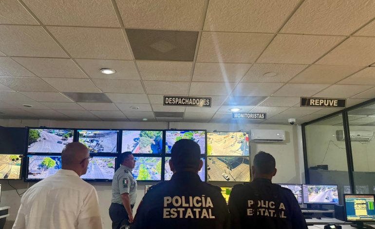 Supervisa Seguridad Pública de Guerrero fortalecimiento de videovigilancia en la Región Norte